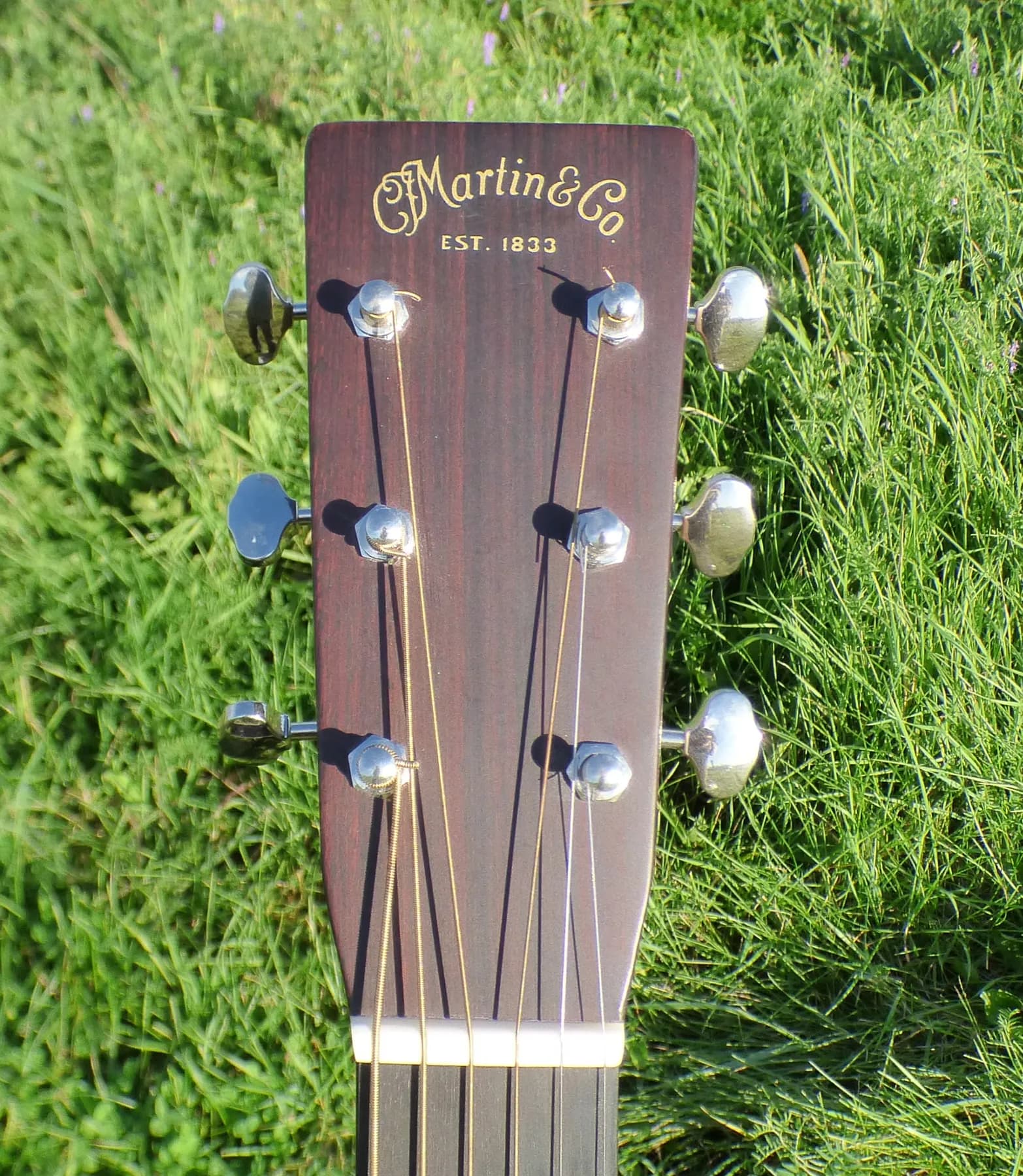 Martin D-28 headstock